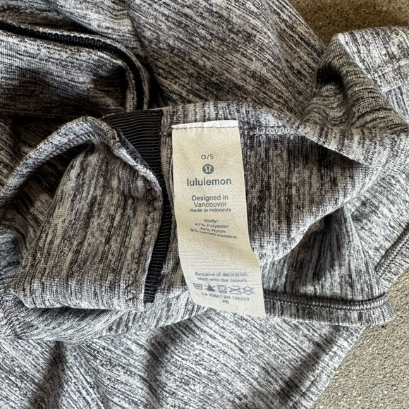 Lululemon Vinyasa Scarf Space Dye Camo Black White One Size - Picture 8 of 8